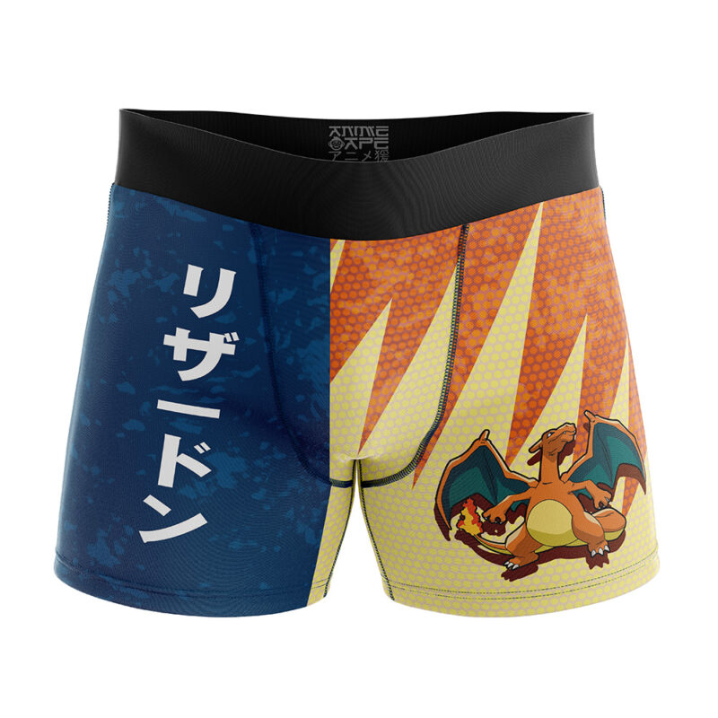 Charizard Classic Pokemon Boxer Briefs Mens Underwear