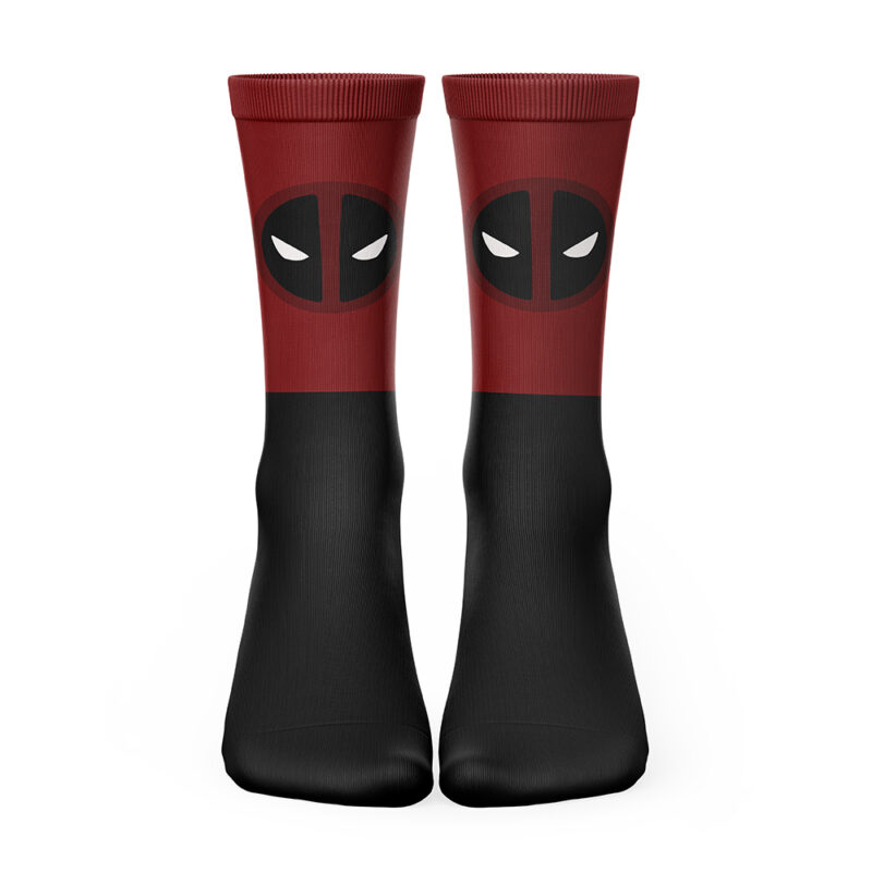 Deadpool Marvel Comics Socks