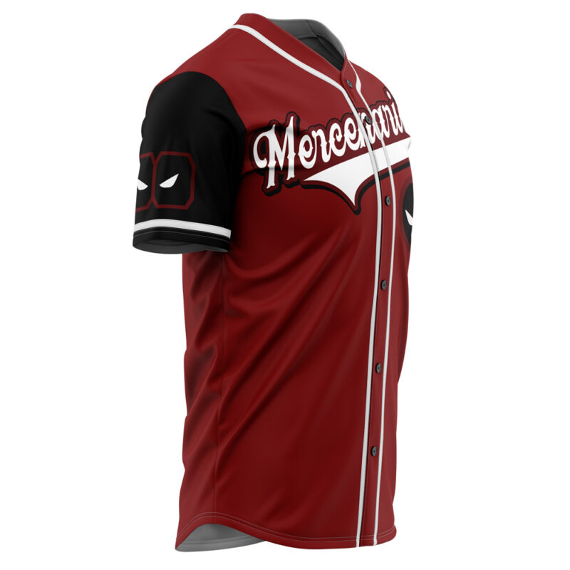 Deadpool Mercenaries Marvel Baseball Jersey - Image 2