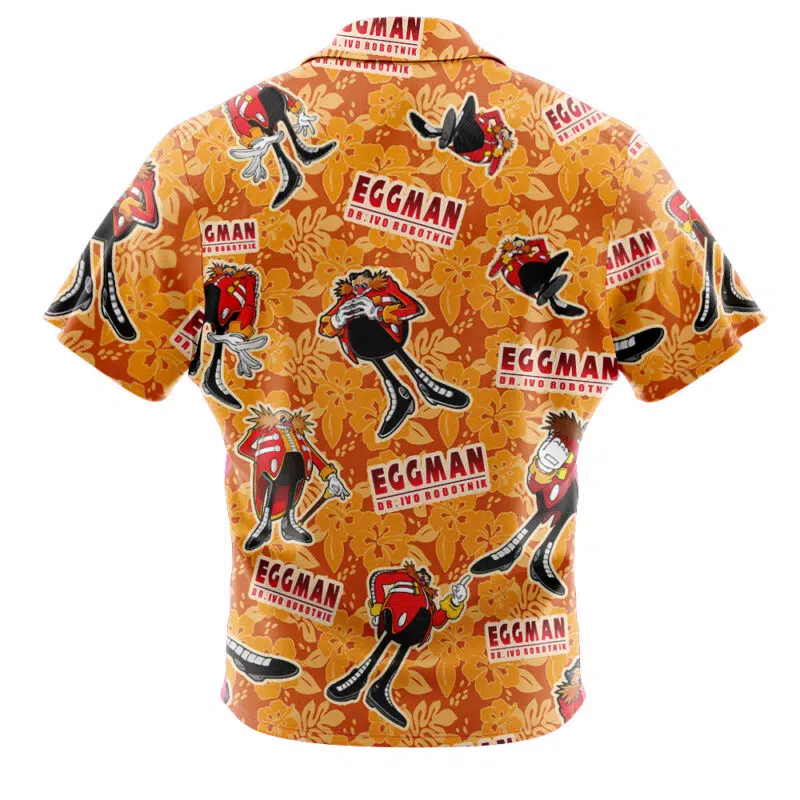Dr. Robotnik's Sonic The Hedgehog Button Up Hawaiian Shirt