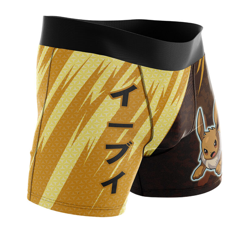 Eevee Attack Pokemon Boxer Briefs Mens Underwear - Image 2