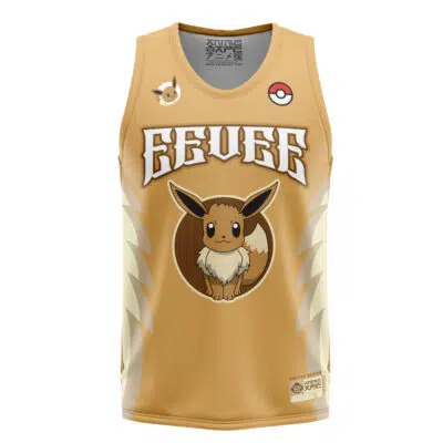 Eevee Eeveelution Pokemon Basketball Jersey