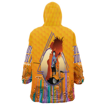 Electric FLCL Snug Oversized Blanket Hoodie