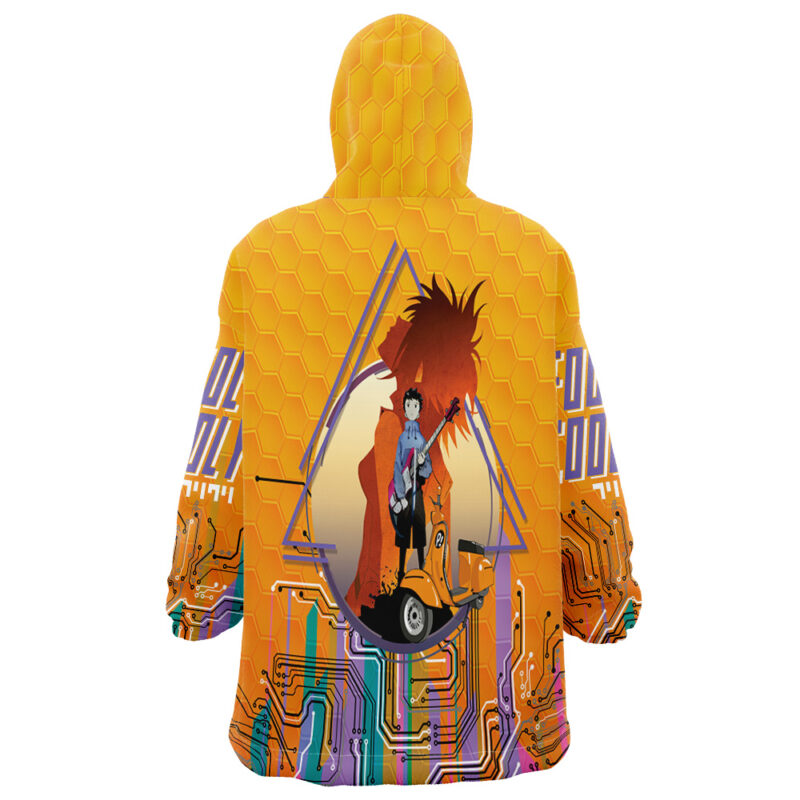 Electric FLCL Snug Oversized Blanket Hoodie