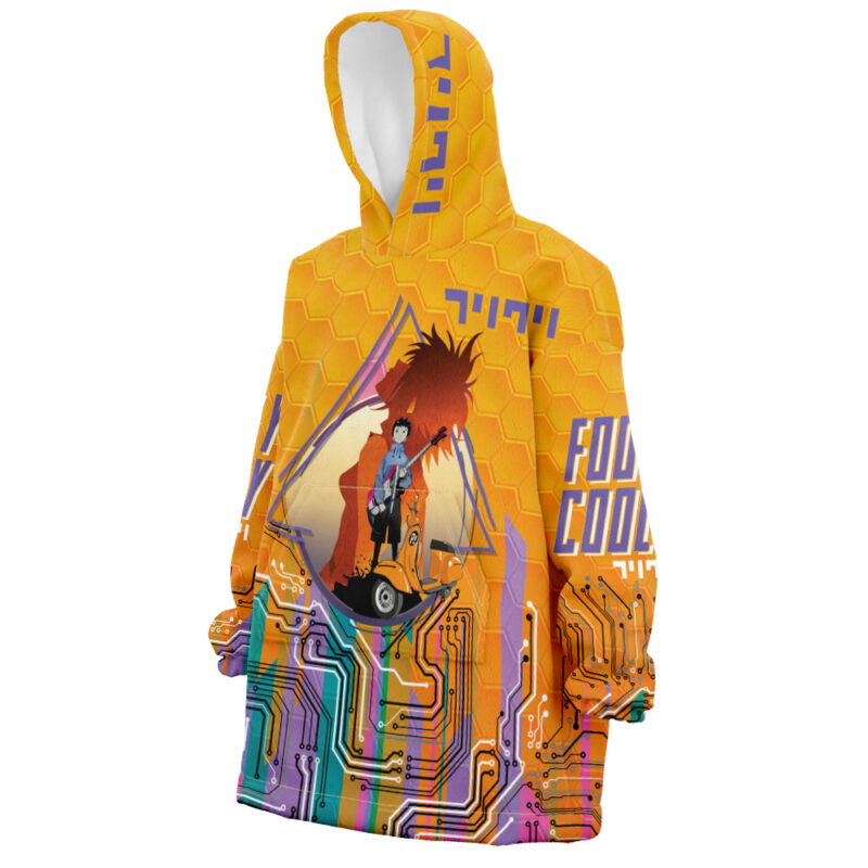 Electric FLCL Snug Oversized Blanket Hoodie