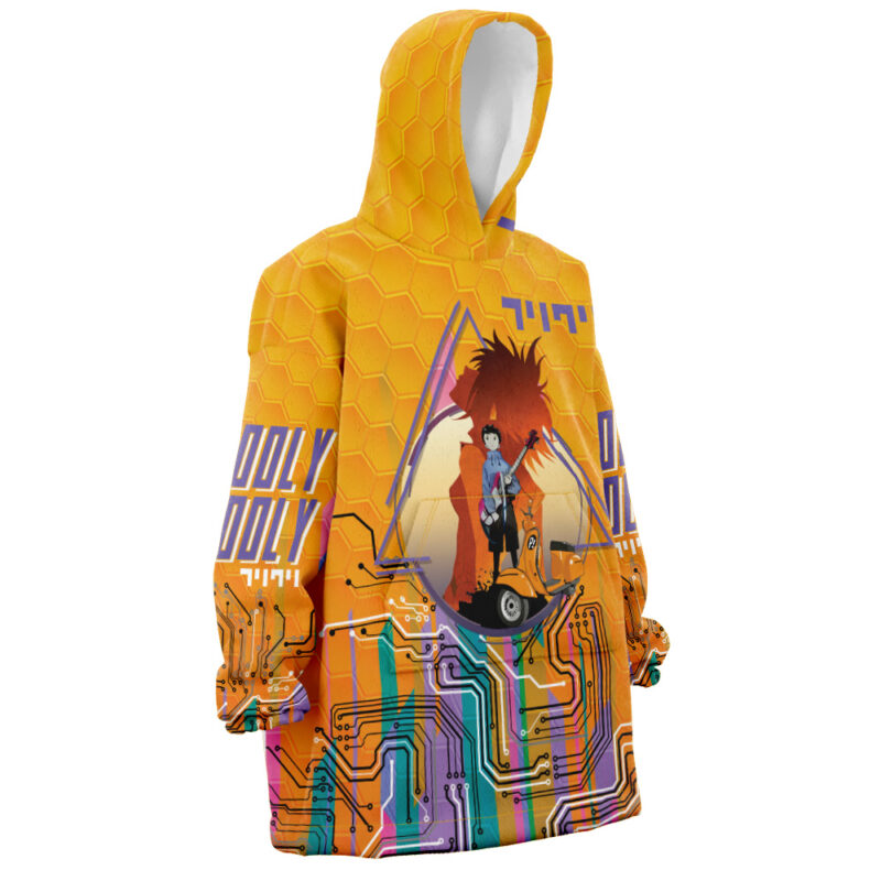 Electric FLCL Snug Oversized Blanket Hoodie