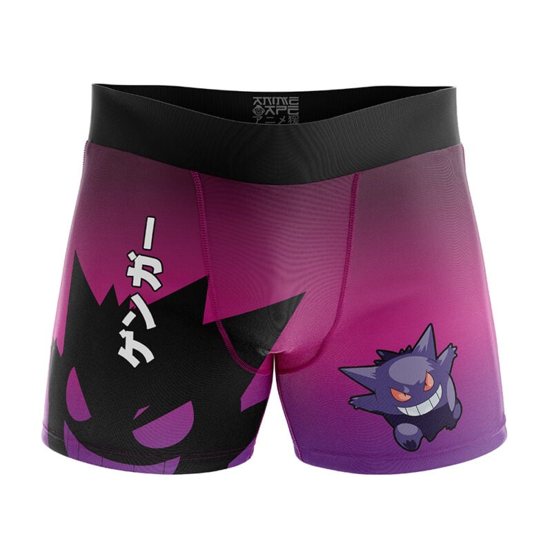 Gengar Nightshade Pokemon Boxer Briefs Men's Underwear