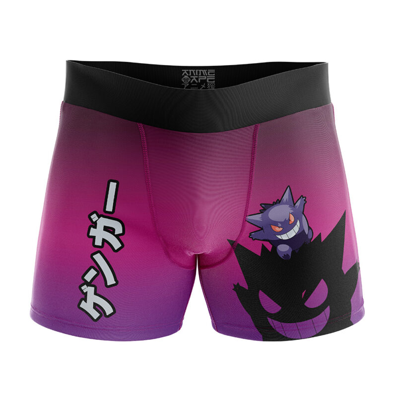 Gengar Shadow Pokemon Boxer Briefs Men's Underwear