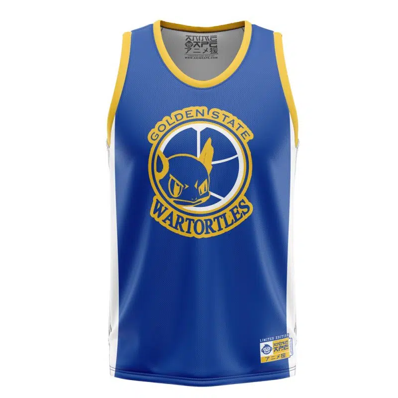 Golden State Wartortles Pokemon Basketball Jersey