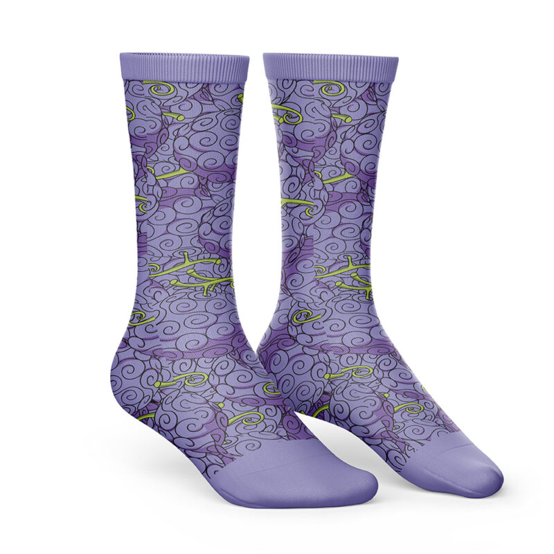 Gomu Gomu No Mi One Piece Socks - Image 2