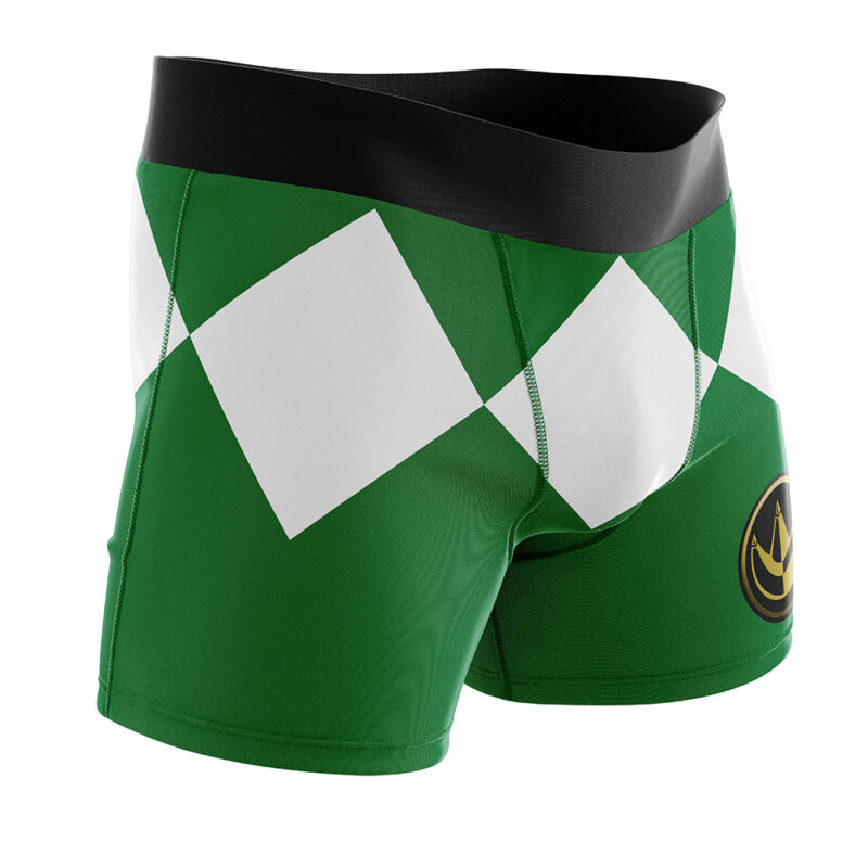 Green Ranger Mighty Morphin Power Rangers Boxer Briefs Men's Underwear - Image 2