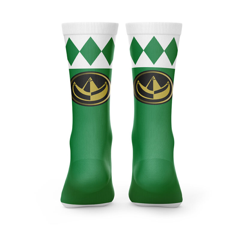 Green Ranger Mighty Morphin Power Rangers Socks - Image 3