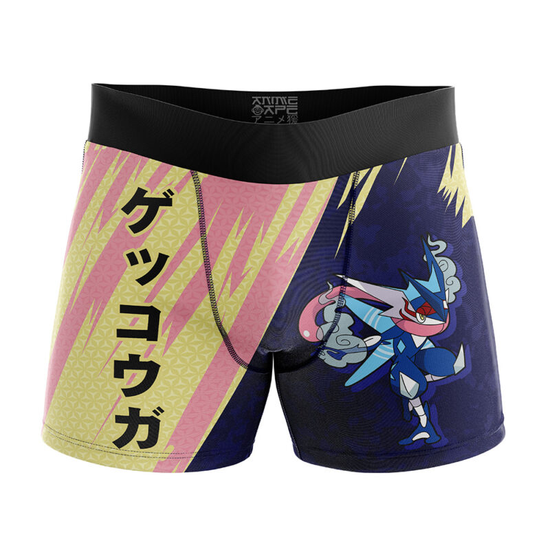 Greninja Classic Pokemon Boxer Briefs Mens Underwear