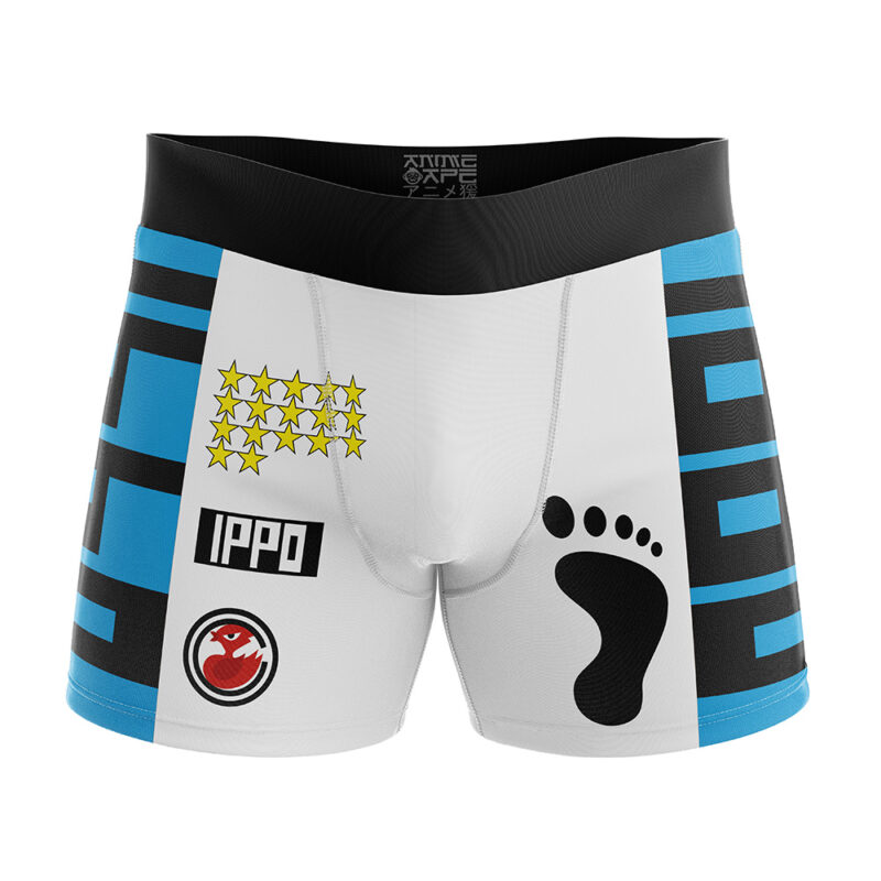 Ippo Blue Hajime No Ippo Boxer Briefs Men’s Underwear