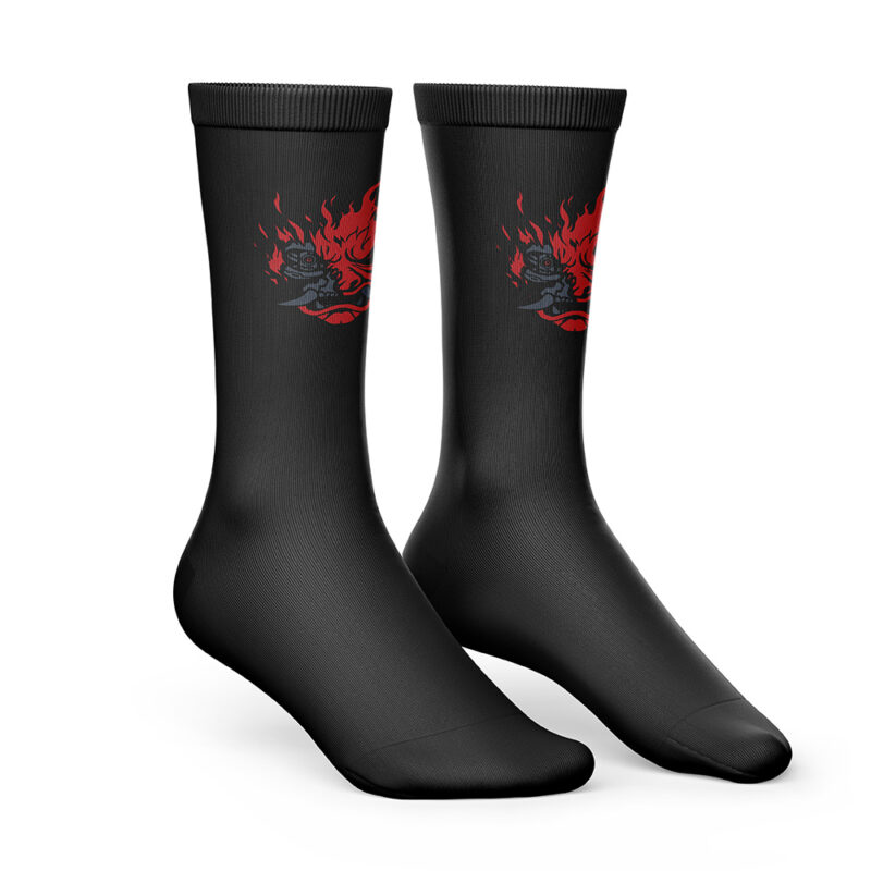 Johnny Silverhand Cyberpunk 2077 Socks - Image 2