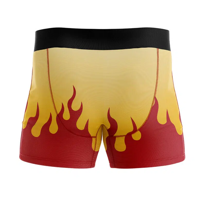 Kyojuro Rengoku Demon Slayer Mens All Over Print Boxer Briefs - Image 3