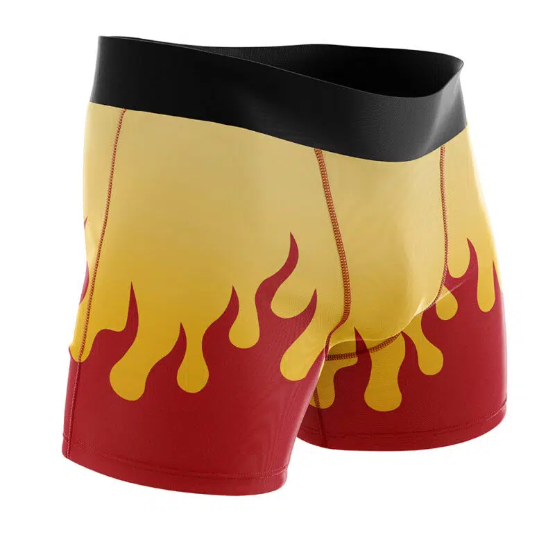 Kyojuro Rengoku Demon Slayer Mens All Over Print Boxer Briefs - Image 2