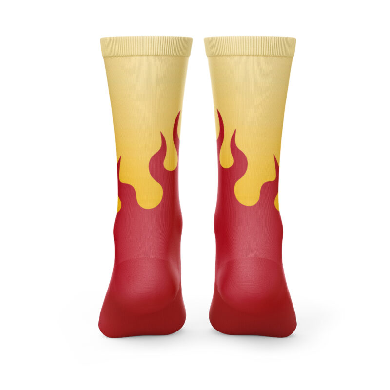 Kyojuro Rengoku Demon Slayer Premium Socks - Image 3