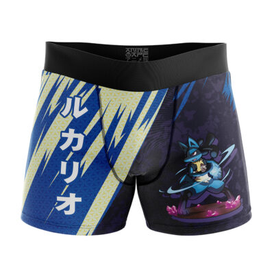 Lucario Classic Pokemon Boxer Briefs Mens Underwear