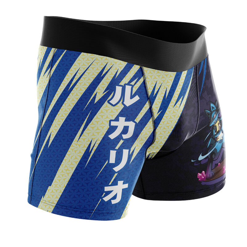 Lucario Classic Pokemon Boxer Briefs Mens Underwear - Image 2