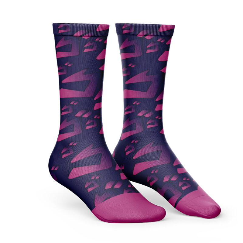Menacing Aura Jojo's Bizarre Adventure Socks - Image 2