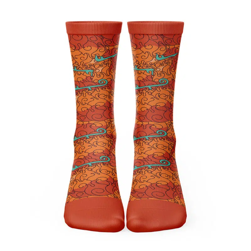Mera Mera No Mi One Piece Socks