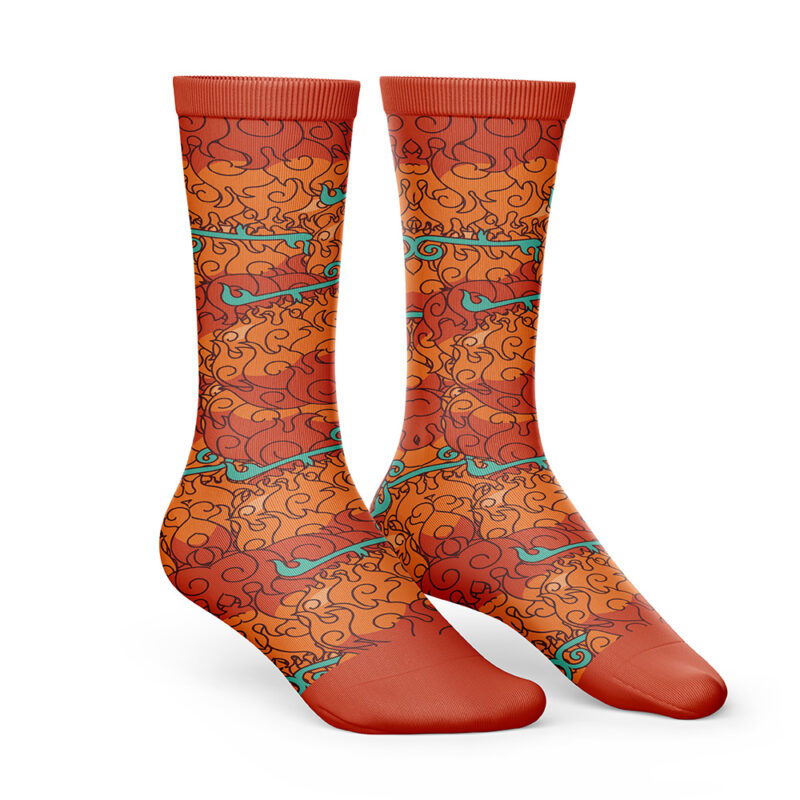 Mera Mera No Mi One Piece Socks - Image 2
