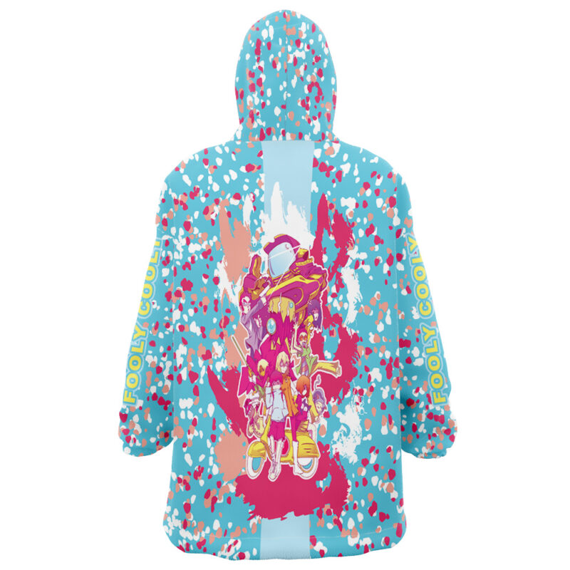 Neon FLCL Snug Oversized Blanket Hoodie