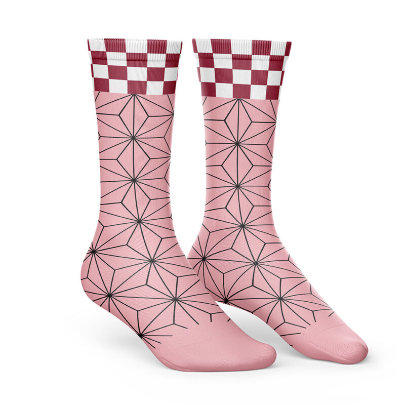 Nezuko Kamado Demon Slayer Premium Socks - Image 2