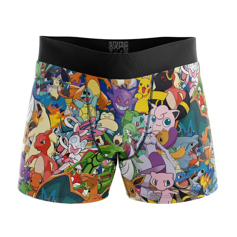 Pocket Monster Pokemon Boxer Briefs Men’s Underwear