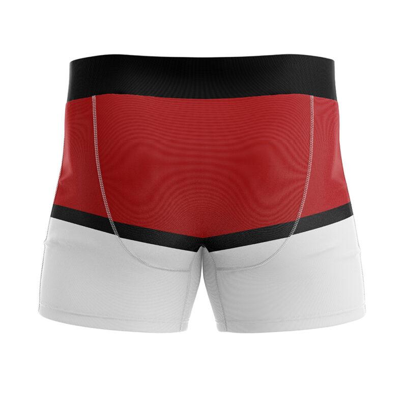 Pokeball Pokemon Boxer Briefs Men’s Underwear - Image 3