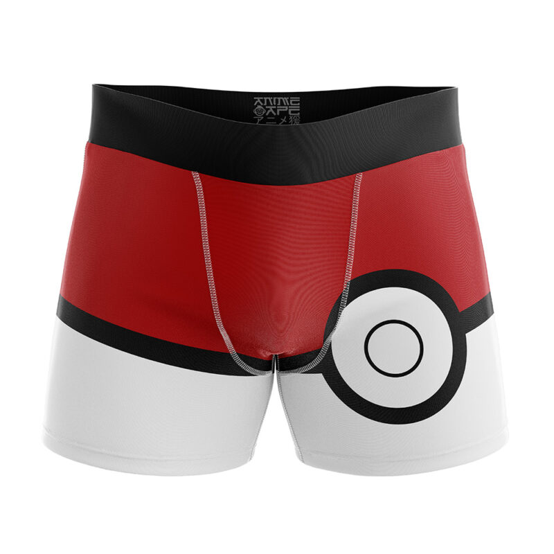 Pokeball Pokemon Boxer Briefs Men’s Underwear