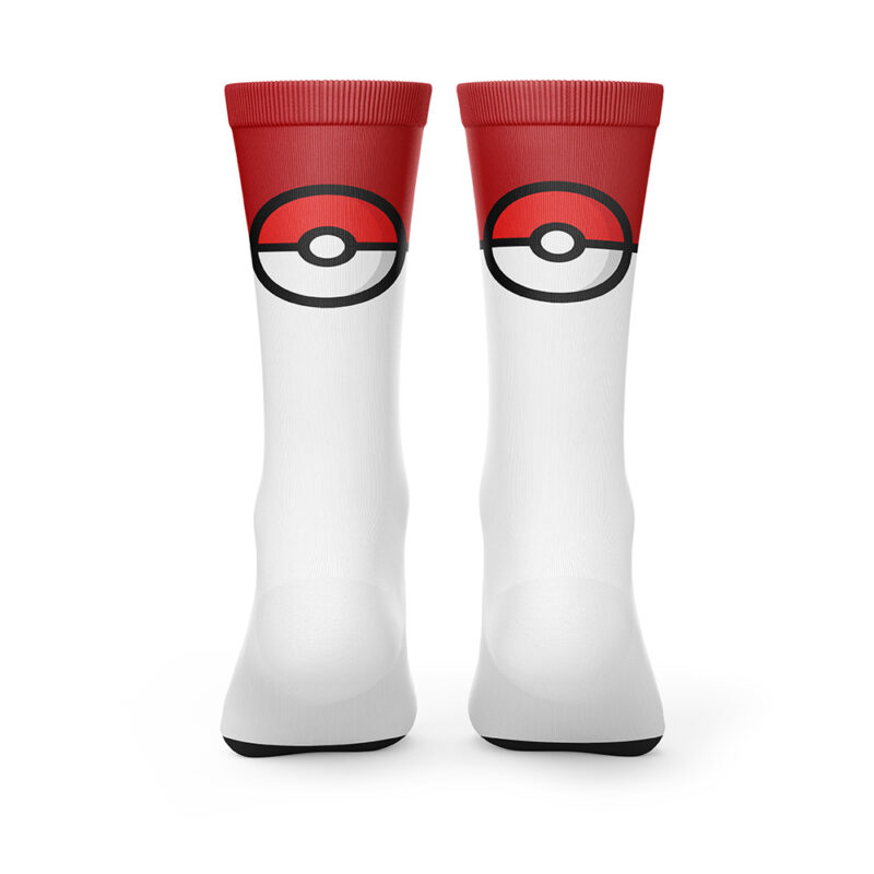 Pokeball Pokemon Socks - Image 3