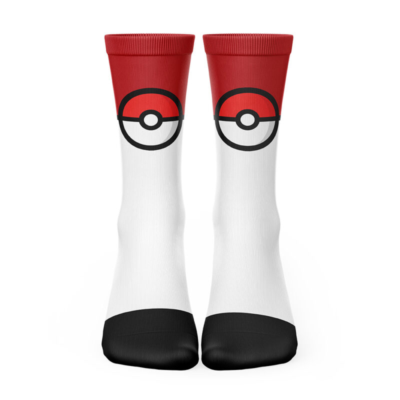 Pokeball Pokemon Socks