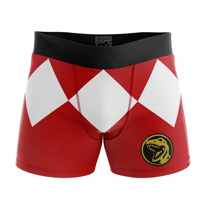 Red Ranger Mighty Morphin Power Rangers Boxer Briefs Men's Underwear