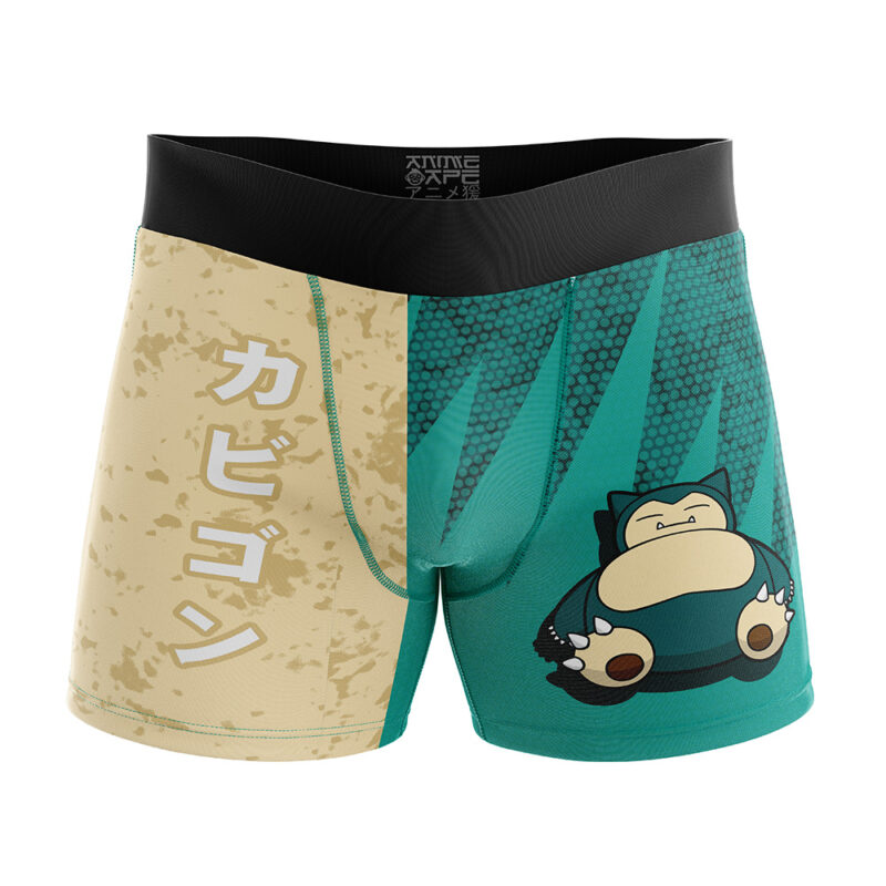 Snorlax Classic Pokemon Boxer Briefs Mens Underwear