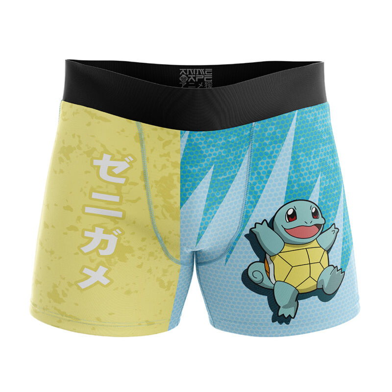 Squirtle Classic Pokemon Boxer Briefs Mens Underwear