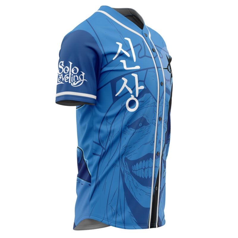 Statue of God Solo Leveling Baseball Jersey - Image 2