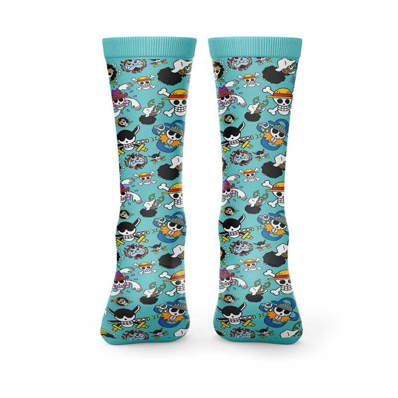 Straw Hats Jolly Roger Pattern One Piece Socks - Image 3