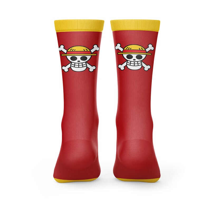 Straw Hats Luffy One Piece Socks - Image 3