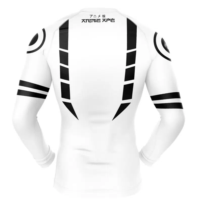 Sukuna Black Marks Jujutsu Kaisen Long Sleeve Rash Guard Compression Shirt - Image 2