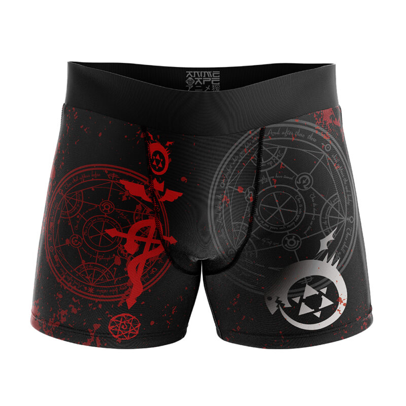 Transmutation Circle Fullmetal Alchemist Boxer Briefs Mens Underwear