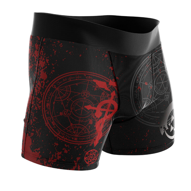 Transmutation Circle Fullmetal Alchemist Boxer Briefs Men's Underwear - Image 2