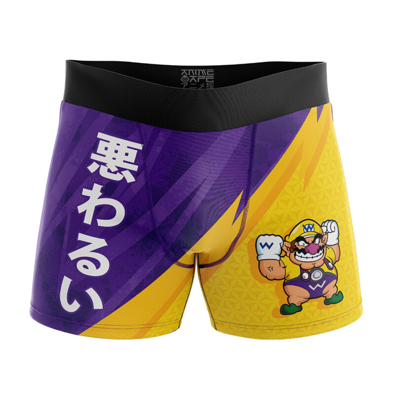 Wario Super Mario Bros Boxer Briefs Men's Underwear