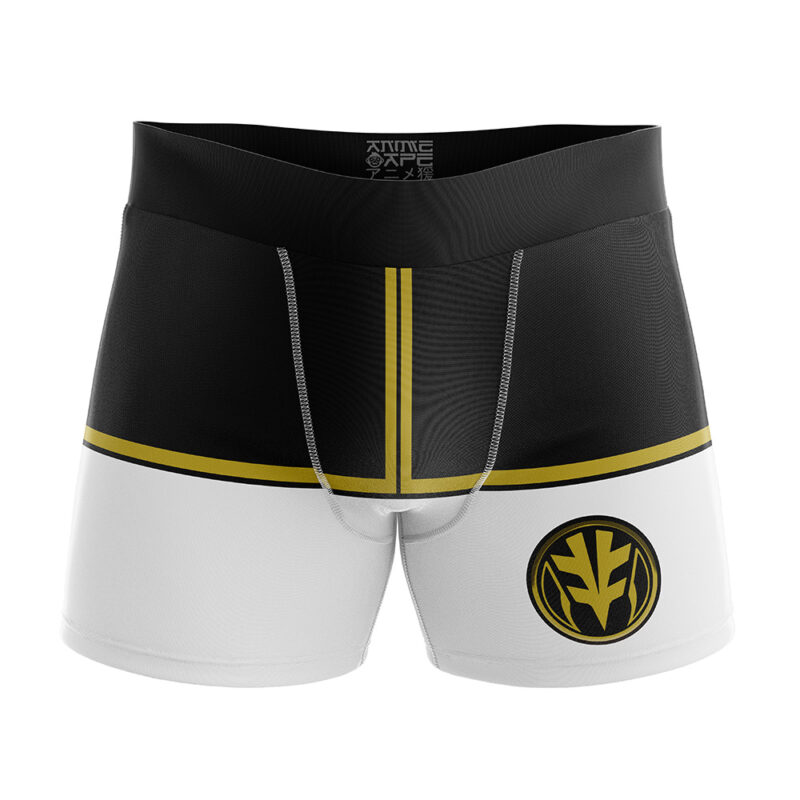 White Ranger Mighty Morphin Power Rangers Boxer Briefs Men's Underwear