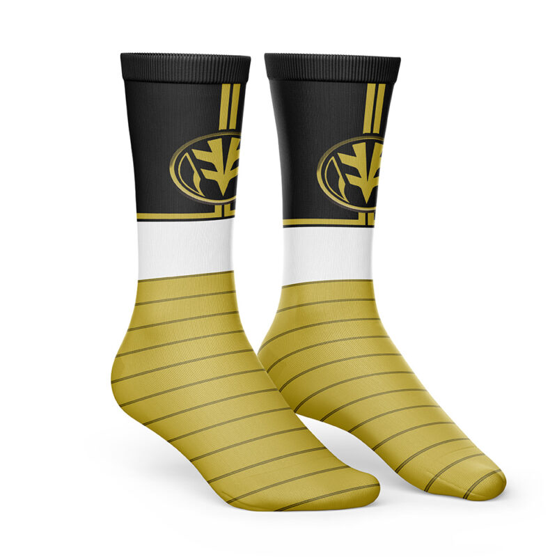 White Ranger Mighty Morphin Power Rangers Socks - Image 2