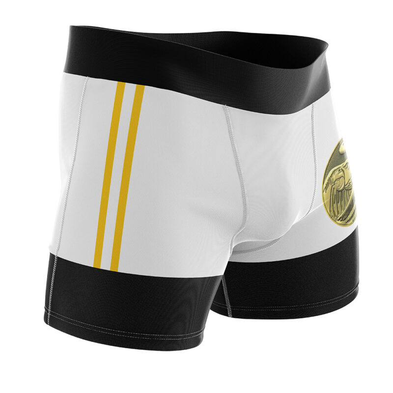 White Ranger Ninjetti  Rangers Boxer Briefs Men's Underwear - Image 2