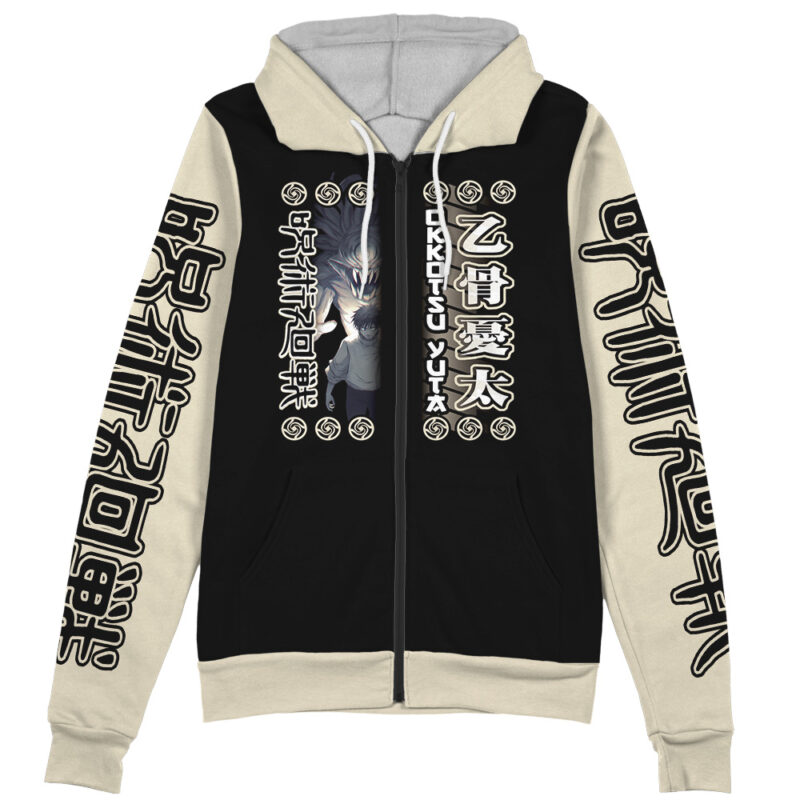 Yuta Okkotsu Jujutsu Kaisen Streetwear Zip Hoodie Jacket