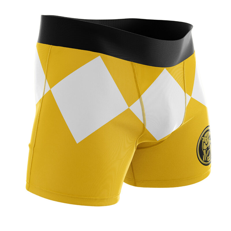 Yellow Ranger Mighty Morphin Power Rangers Boxer Briefs Men's Underwear - Image 2