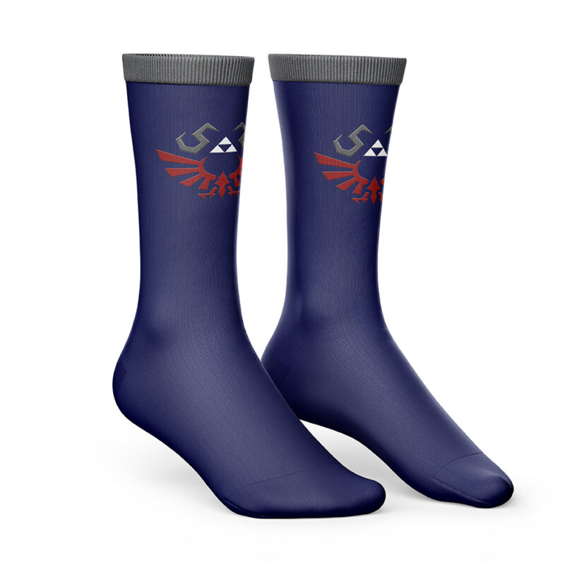 Zelda Shield Style Zelda Socks - Image 2